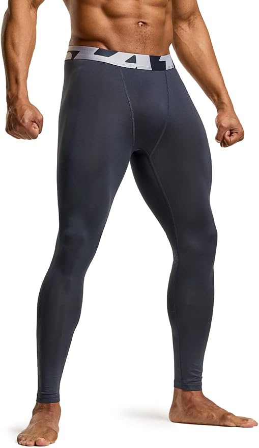 TSLA Men's Compression Pants - Cool Dry Athletic Sports Workout Running Tights Leggings Baselayer