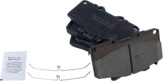 TRQ Front Brake Pads Ceramic Compatible with 1992-2000 Toyota 4Runner 1993-1998 T100