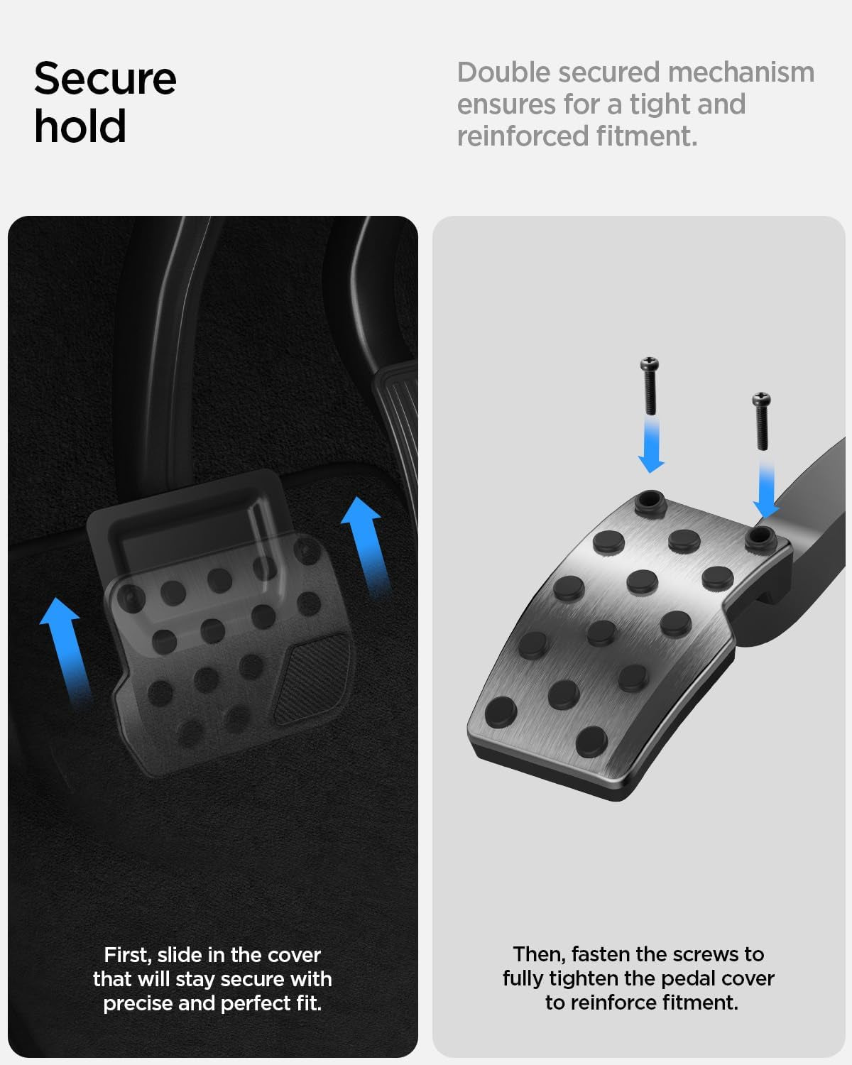 Stainless Steel Performance Pedal Cover for All Model 3 and Y