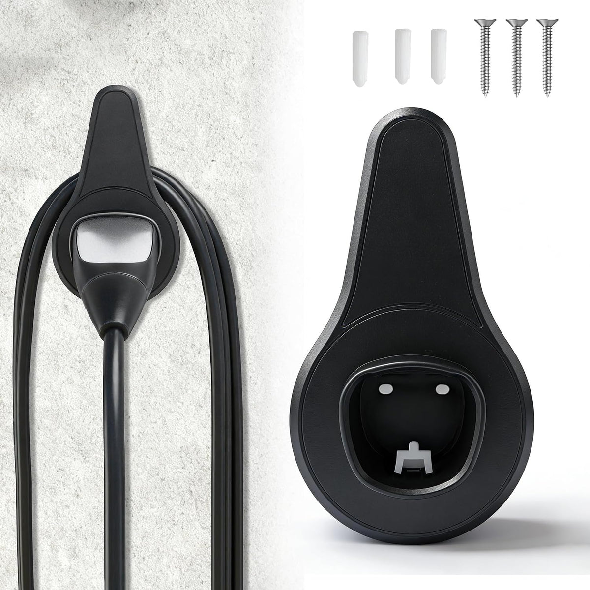 AWINLI Tesla Car Charger Bracket,Portable Car Charger Accessory Cable Hook