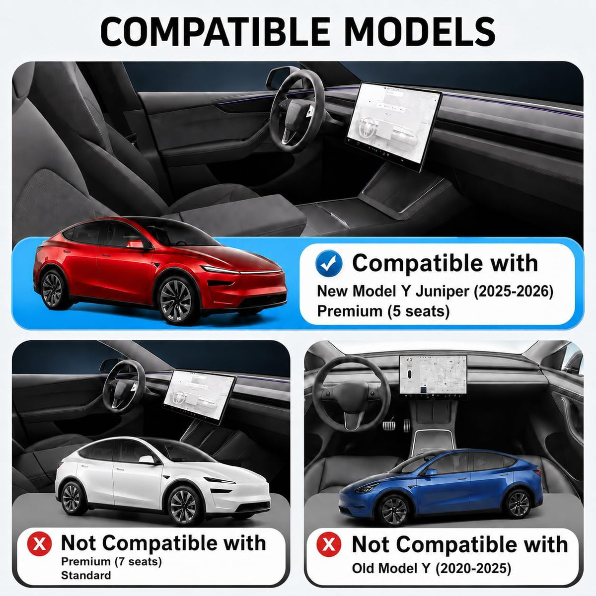 8PCS Door Sill Protector for Tesla Model Y Juniper 2025 2026