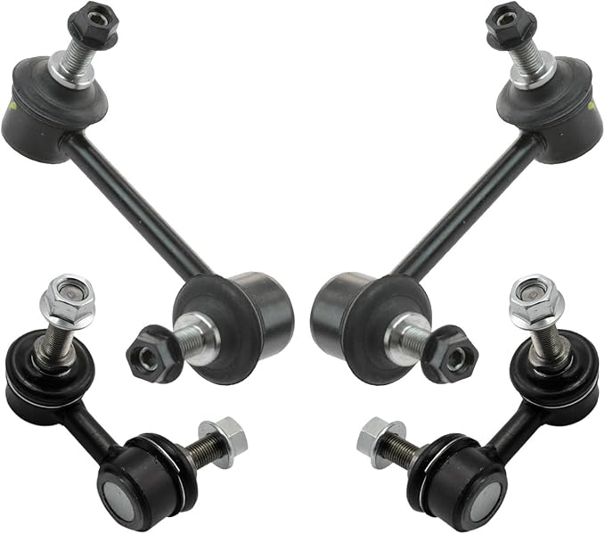 TRQ Front and Rear Sway Bar Link Set 4 Piece Compatible with 09-13 Infiniti G37 X 07-08 G35 X 14-17 QX50 AWD 06-10 M35 08-12 EX35 AWD 11-12 G25 X 14-15 Q60 AWD 2015 Q40 AWD 06-10 M45 2013 EX37 AWD