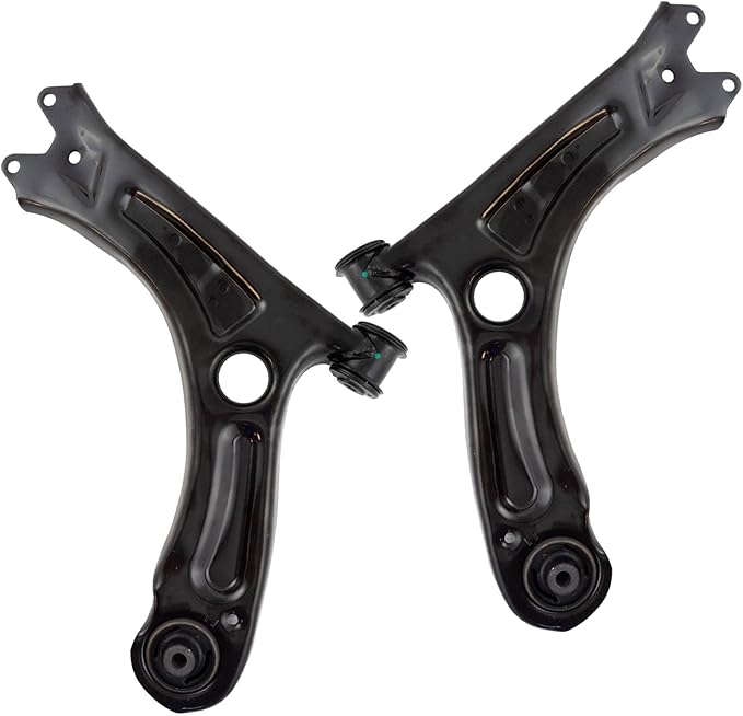 TRQ Front Lower Control Arm Set Compatible with 2011-2018 Volkswagen Jetta