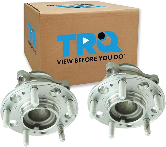 TRQ Front Left and Right Wheel Bearing and Hub Assembly Set 2 Piece Compatible with 2010-2016 Hyundai Genesis Coupe