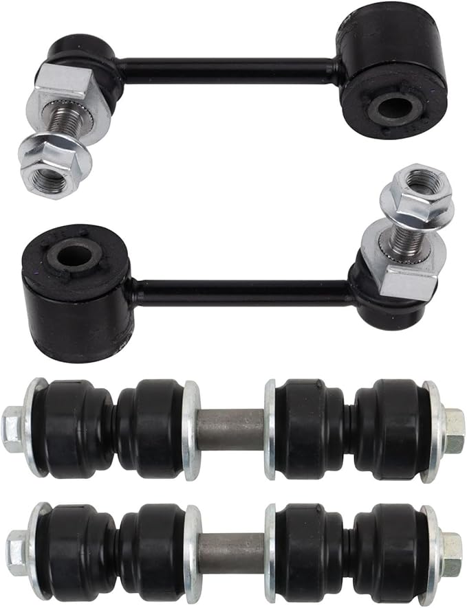 TRQ Front & Rear Sway Bar Stabilizer Link Set Compatible with 2012-2021 Nissan NV1500 NV2500 NV3500