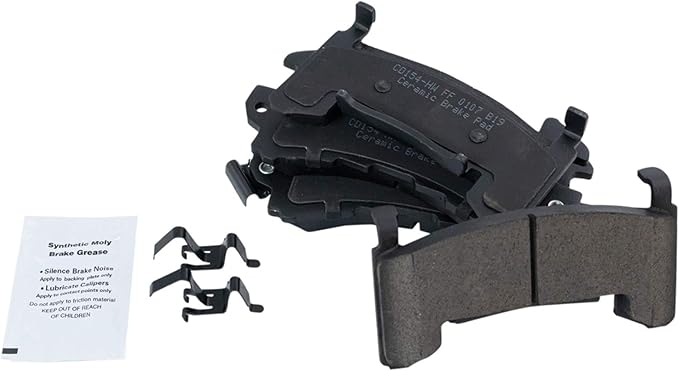 TRQ Front Posi Ceramic Brake Pad Kit Set for Buick Cadillac Chevy GMC Oldsmobile Pontiac