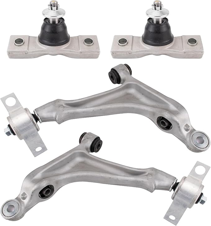 TRQ Front Lower Left and Right Control Arm and Ball Joint Set 4 Piece Compatible with 06-15 Lexus IS250 AWD 07-11 GS350 AWD 18-20 IS300 V6 3.5L AWD 20-22 IS350 AWD 06 GS300 AWD 11-14 IS350 AWD