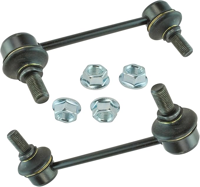 TRQ Rear Sway Bar Stabilizer Link Set Compatible with 2010-2015 Hyundai Tucson 2011-2016 Kia Sportage