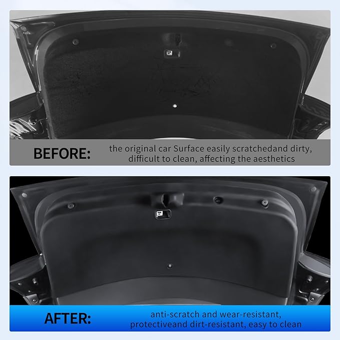 Tailgate Protective Mat for Tesla Model Y Juniper 2025-2026, Trunk Cargo Liner, Rear Door Back Protection