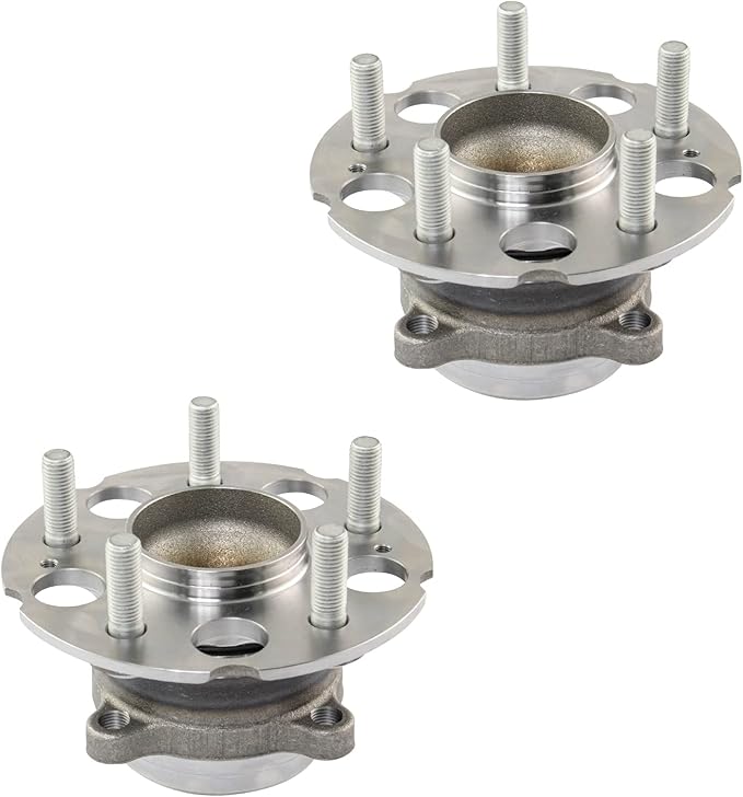TRQ Rear Left and Right Wheel Bearing and Hub Assembly Set 2 Piece Compatible with 19-22 Honda CR-V 2018 EX EX-L LX 2017 FWD Models