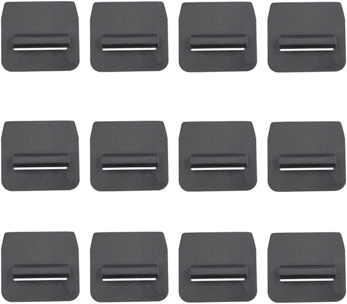 Jaronx Compatible with Tesla Sunshade Clips Sunroof Sunshade Roof Shade Insert Clips for Tesla Model 3/Y (2017-2025), Molde S/X (2012-2025)-12PCS