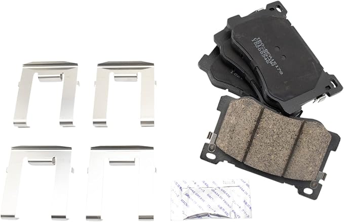 TRQ Front Brake Pads Ceramic Compatible with 2017-2019 Genesis G80 2015-2016 Hyundai 2016-2017 Kia K900