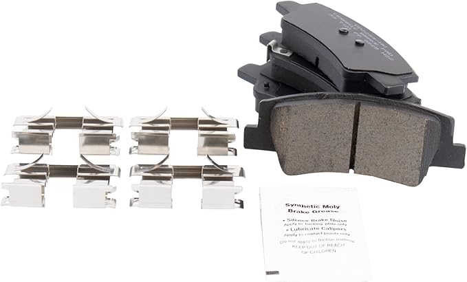 TRQ Rear Brake Pads Ceramic Compatible with 2020-2022 Hyundai Sonata 2022-2023 Tucson 2021 Kia K5 2023 Sportage