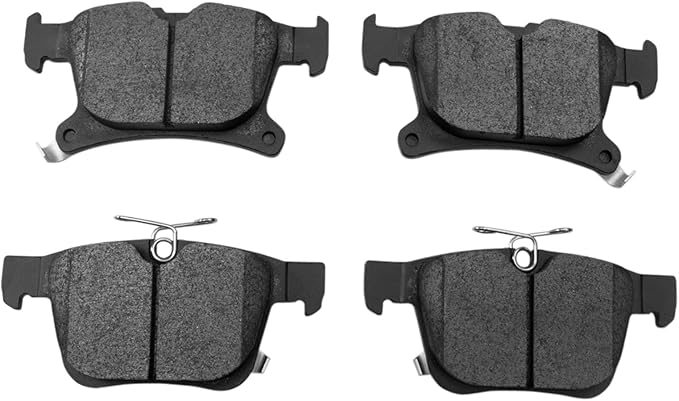 TRQ Rear Brake Pads Ceramic Compatible with 2017-2021 Chrysler Pacifica 2020 Voyager