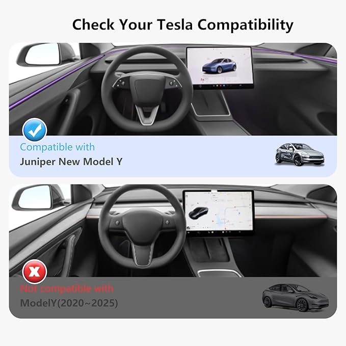 2025-2026 Tesla New Model Y Juniper Sunshade Roof [No Gap,Nano Ice-Crystal Coating] Sunroof Shade,3-Gen Heat Insulation Foldable Glass Roof UV Blocking Cover for New Model Y Juniper Accessories