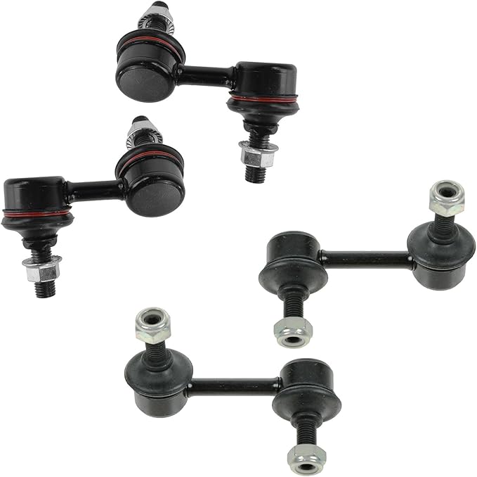 TRQ Front & Rear Sway Bar Stabilizer Link Set Compatible with 2001-2005 Honda Civic
