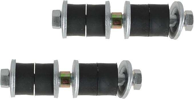 TRQ Front Driver and Passenger Side Sway Bar Link Set 2 Piece Compatible with 1990-2001 Acura Integra 1988-2000 Honda Civic 1993-1997 Civic del Sol 1988-1991 CRX 1988-1991 Prelude