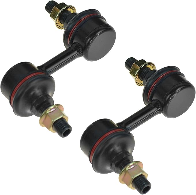 TRQ Rear Sway Bar Stabilizer Link Set Compatible with 2001-2005 Chrysler Sebring Dodge Stratus 1992-1996 Mitsubishi Diamante 2000-2005 Eclipse 1999-2003 Galant