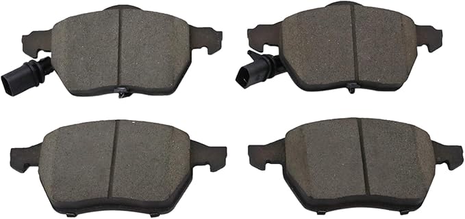 TRQ Front Brake Pads Ceramic Compatible with 1999-2006 Audi A4 1999-2006 A4 Quattro 2000-2004 A6 2000-2004 A6 Quattro 2003 RS6 2002 S4 2002-2003 S6 2000-2005 Volkswagen Passat