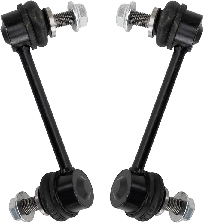 TRQ Rear Driver and Passenger Side Sway Bar Link Set 2 Piece Compatible with 2018-2022 Subaru Crosstrek 2019-2023 Forester 2017-2022 Impreza