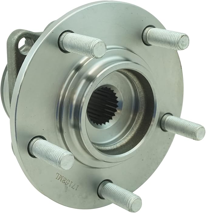 TRQ 2 Piece Rear Wheel Bearing & Hub Assembly Set AWD Compatible with 2007-2013 Mitsubishi Outlander