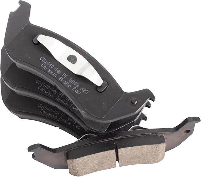 TRQ Rear Brake Pads Ceramic Compatible with 2003-2011 Ford Crown Victoria 2010-2011 Ranger 2005-2011 Mercury Grand Marquis 2005-2011 Lincoln Town Car