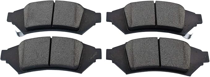 TRQ Front Brake Pads Ceramic Compatible with 2004 Pontiac Grand Prix