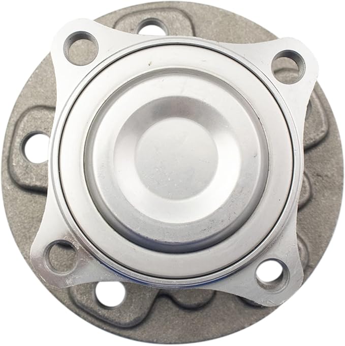 TRQ Left and Right Wheel Bearing and Hub Assembly Set 2 Piece Compatible with 14-21 BMW i3 18-21 i3s 14-15 Mini Cooper L4 2.0L 14-15 Cooper L3 1.5L 2016 Cooper 2017 Cooper 2017-2019 Cooper Clubman S