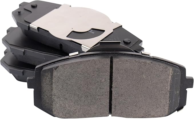 TRQ Front Ceramic Brake Pad Set Compatible with 21-23 Hyundai Elantra N Line 20-22 Hyundai Sonata SE Hybrid Limited Limited SEL Plus Hybrid SEL SEL Hybrid Blue 21 Kia K5