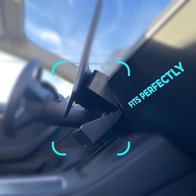 Hidden Under Screen Storage Box for Tesla Model 3 2019~2023 and 2024 and Earlier Model Y - Closeable Tesla Center Console Organizer - Perfect for Sunglasses, Mobile Phone and Key Cards