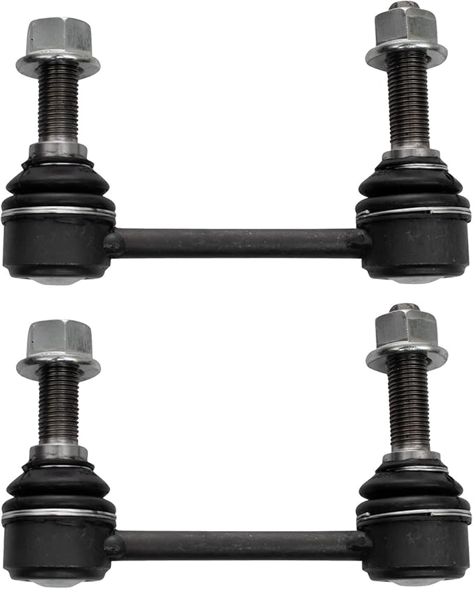 TRQ Rear Driver and Passenger Side Sway Bar Link Set 2 Piece Compatible with 06-15 Mercedes-Benz ML350 16-18 GLE350 07-16 GL450 17-19 GLS450 08-16 GL550 17-19 GLE43 AMG 06-12 R350 10-16 GL350