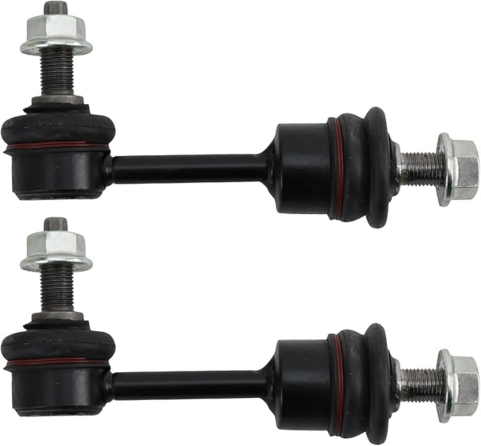 TRQ Rear Driver and Passenger Side Sway Bar Link Set 2 Piece Compatible with 2016-2019 Kia Sorento 2019-2021 Hyundai Santa Fe