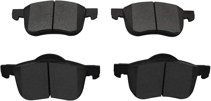 TRQ Front Brake Pads Ceramic Compatible with 2001-2009 Volvo S60 1999-2006 S80 2001-2007 V70 2003-2007 XC70