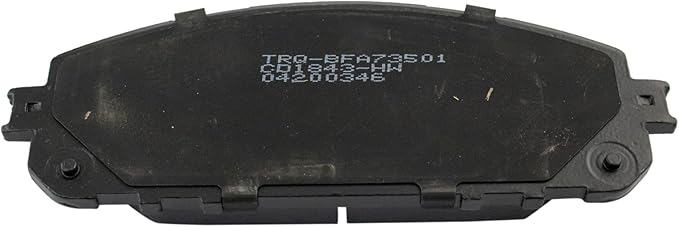 TRQ Front Brake Pads Ceramic Hardware Wear Sensor Compatible with 2016-2021 Jeep Cherokee