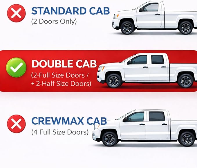 KPY Rain Guards Fit for 2022-2026 Toyota Tundra Double Cab, Out-Channel Window Visors Vent Wind Deflectors 4PC, Truck Accessories for 22-26 Tundra (Extended Cab Only)