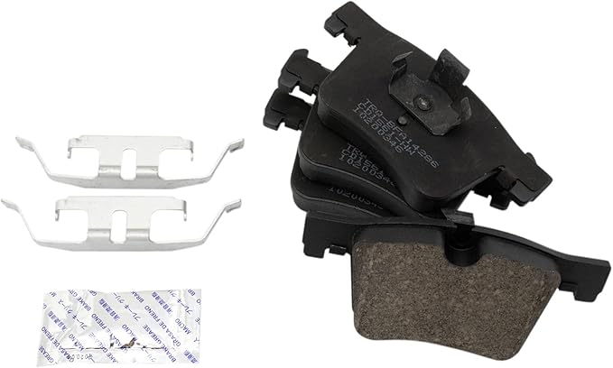 TRQ Front Ceramic Brake Pad Set Compatible with BMW X3 320 228 328 335 435 428 430