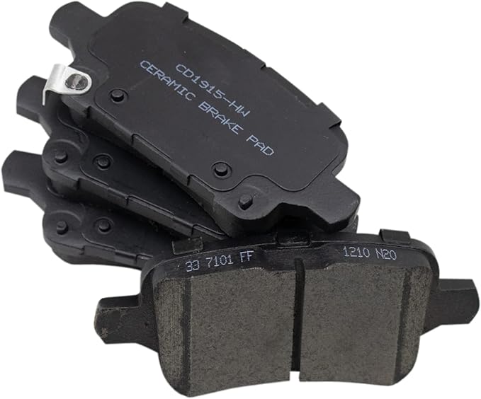 TRQ Front Brake Pads Ceramic Compatible with 2017-2021 Honda Clarity 2017-2022 CR-V
