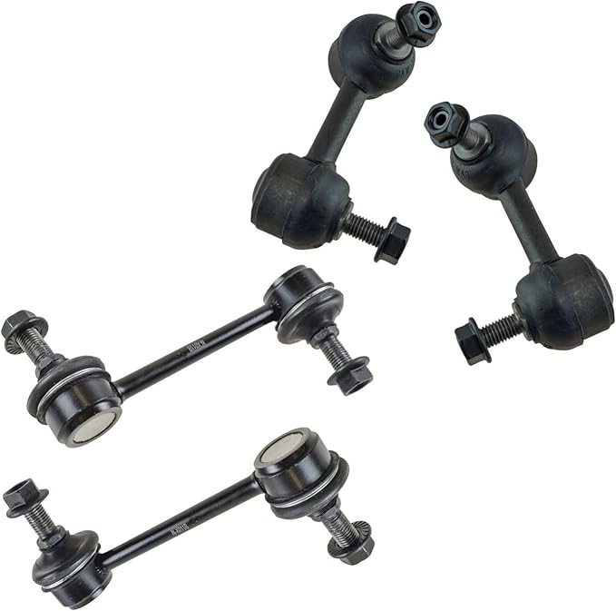 TRQ Front & Rear Sway Bar Stabilizer Link Set Compatible with 2003-2007 Cadillac CTS