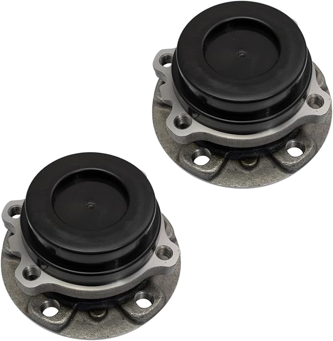 TRQ Front Left and Right Wheel Bearing and Hub Assembly Set 2 Piece Compatible with 12-16 BMW 528i xDrive 14-16 535d xDrive 11-17 535i GT xDrive 11-16 550i xDrive 13-19 650i Gran Coupe xDrive