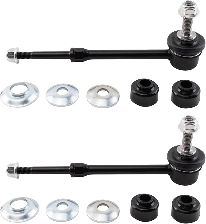 TRQ Rear Sway Bar Stabilizer Link Set Compatible with 2013-2019 Ford Escape 2015-2019 Lincoln MKC