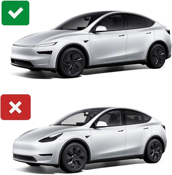 VION Tesla 2026-2025 Model Y Roof Sunshades - Precision Fit, No Sagging, Full Blackout (2026-2025 New Model Y)