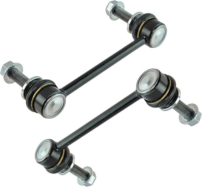 TRQ Front Driver and Passenger Side Sway Bar Link Set 2 Piece Compatible with 2008-2014 Cadillac CTS All Wheel Drive 2005-2011 STS 2004-2009 SRX