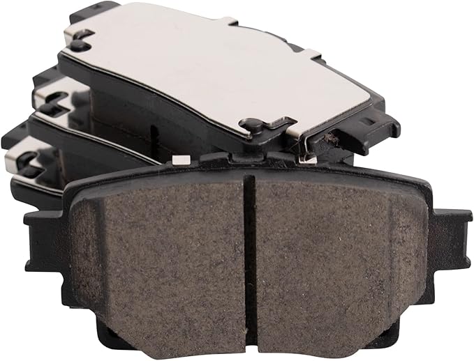 TRQ Rear Brake Pads Ceramic Compatible with 2021 Lexus IS300 IS350 RC300 RC350 2020-2021 Toyota Corolla 2020-2022 Highlander 2021-2022 Sienna