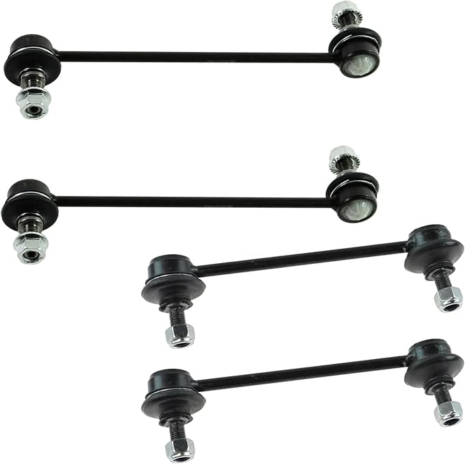 TRQ Front & Rear Sway Bar Stabilizer Link Set Compatible with 2007-2010 Hyundai Elantra