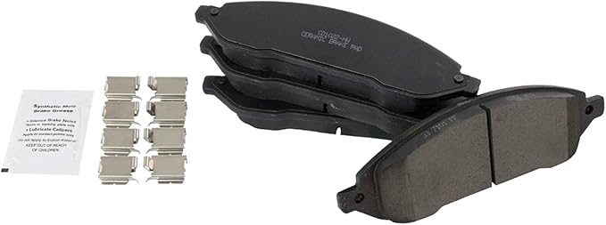 TRQ Front Brake Pads Ceramic Compatible with 2004-2007 Ford Freestar Mercury Monterey
