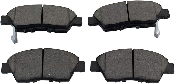 TRQ Front Brake Pads Ceramic Hardware Wear Sensor Compatible with 2013-2014 Acura ILX 2002-2006 RSX 2003-2011 Honda Civic 1994-1997 Civic del Sol 2011-2015 CR-Z 2007-2013 Fit