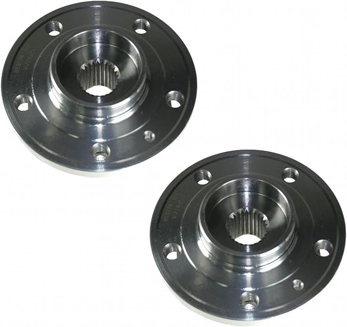 TRQ Front Left and Right Wheel Bearing and Hub Assembly Set 2 Piece Compatible with 1994-1997 Volvo 850 1998 S70 1998 V70 1998 C70