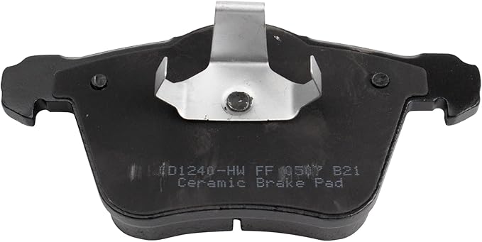 TRQ Front Ceramic Brake Pad Set Includes Contact Point Grease Compatible with 19 Jaguar XJ R-Sport AWD 19 XJ L Portfolio AWD 15–16 XJ AWD 12–15 XK