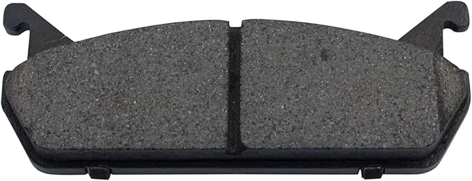 TRQ Rear Brake Pads Ceramic Hardware Compatible with 1991-1996 Ford Escort 1990-1993 Mazda Miata 1990-1994 Protege 1991-1996 Mercury Tracer