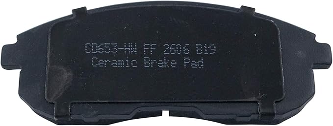 TRQ Front Brake Pads Ceramic Hardware Wear Sensor Compatible with 1999-2001 Infiniti G20 1996-1999 I30 1993-2001 Nissan Altima 1989-1999 Maxima 2000-2006 Sentra 1999-2001 Altra EV